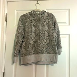 Snakeskin hoodie